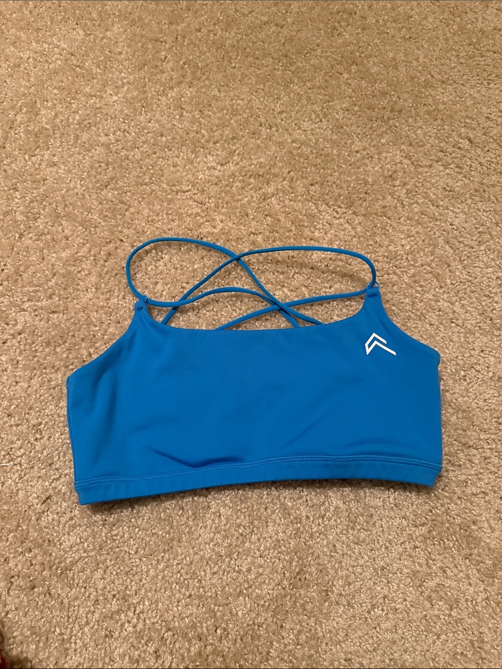Oner Active Everyday Cross Over Bralette Tropical Blue Size M